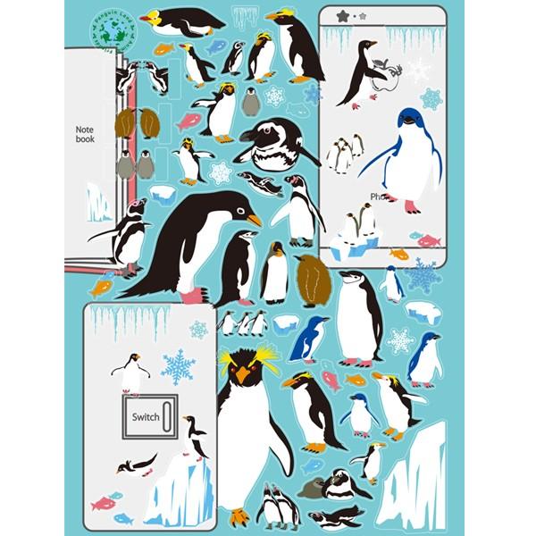 アニマルステッカー ペンギンランド ペンギン デコ シール 壁紙 タブレット スマホカバー 手帳 A4サイズ かなる 4514212545236 ありしろ雑貨店yahoo 店 通販 Yahoo ショッピング
