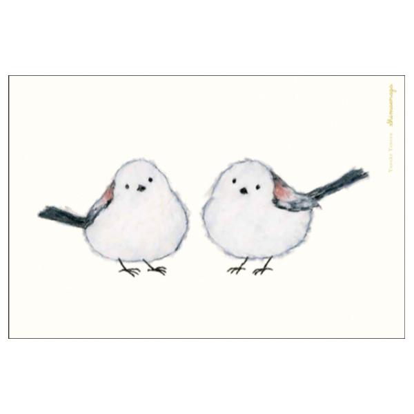 グリーティングライフ 米津祐介 ポストカード シマエナガ / 野鳥
