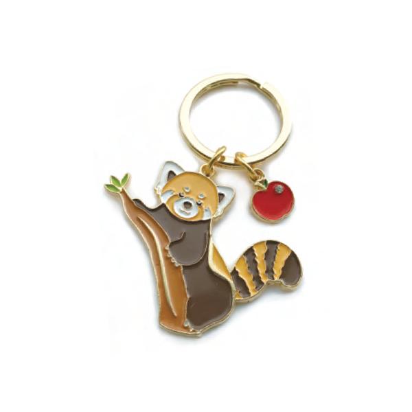 アニマルキーリング レッサーパンダ / 動物 キーホルダー ワールド商事