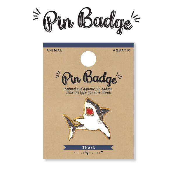 アクアチック ピンバッジ サメ / 鮫 海洋生物 ピンバッチ ピンズ