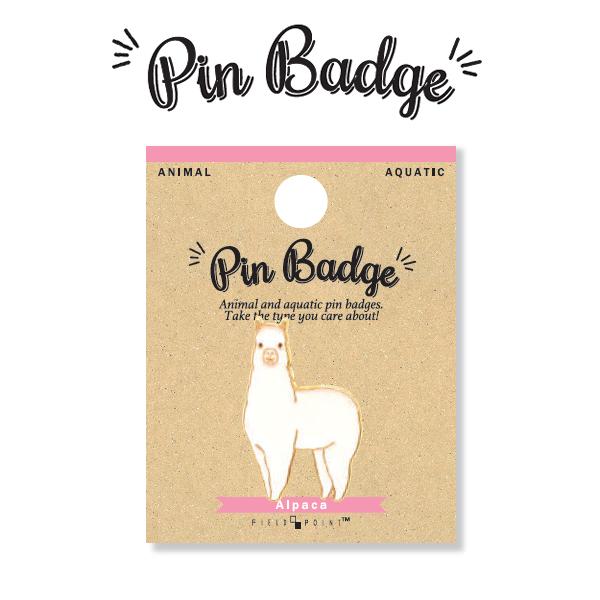 アニマルピンバッジ アルパカ / 動物 ピンバッチ ピンズ : ありしろ