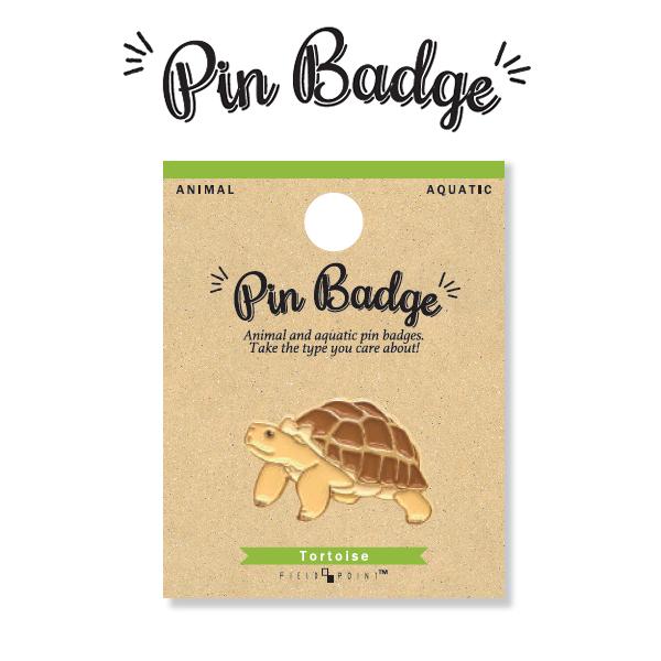 アニマルピンバッジ リクガメ / 亀 カメ 動物 ピンバッチ ピンズ