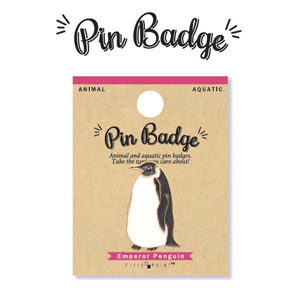 アクアチック ピンバッジ エンペラーペンギン / コウテイペンギン
