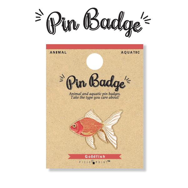アクアチック ピンバッジ 金魚 / ピンバッチ ピンズ : ありしろ