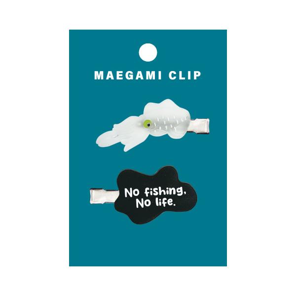 アクアチック 前髪クリップ イカ / ヘアクリップ 可愛い ヘア