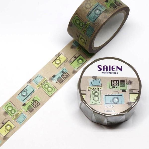 Saien カメラ マスキングテープ mm レトロ マステ 可愛い 手帳 日記 デコ 日本製 ありしろ雑貨店yahoo 店 通販 Yahoo ショッピング