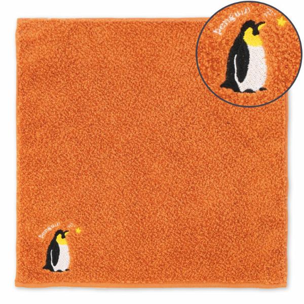Zooto 今治タオル ハンカチ ペンギン / オーガニックコットン 綿100