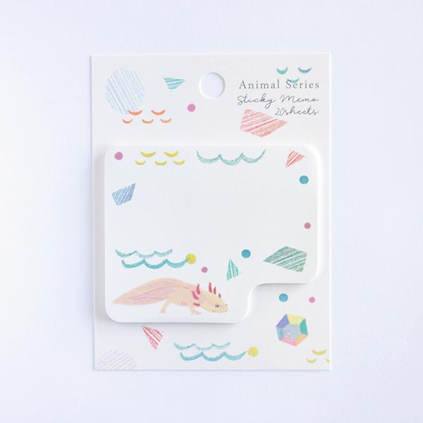 Animal Series スティッキーメモ ウーパールーパー 枚入 付箋 ダイカット ふせん Greenflash アニマルシリーズ ありしろ雑貨店yahoo 店 通販 Yahoo ショッピング