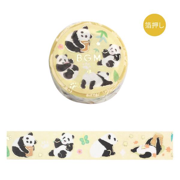 巻売 528★ 海外 マスキングテープ マステ PET 動物 パンダ 銀ホロ 巻売セット☆ 海外 マスキングテープ マステ 動物 猫 鯨 金銀ホロ 銀河