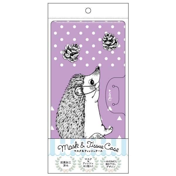 マスクケース ハリネズミ 可愛い マスク ティッシュケース Hisago 抗菌加工 プチギフト いわさきゆうし ありしろ雑貨店yahoo 店 通販 Yahoo ショッピング