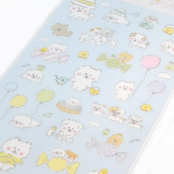 ほわころくらぶ 透明シール そら えちがわのりゆき キャラクターグッズ 可愛い シートシール 在庫限り ありしろ雑貨店yahoo 店 通販 Yahoo ショッピング