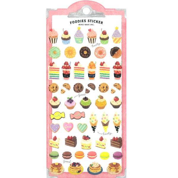 Foodies Sticker スイーツ ケーキ お菓子 フーディーズステッカー 可愛い シール マインドウェイブ 4909001789043 ありしろ雑貨店yahoo 店 通販 Yahoo ショッピング