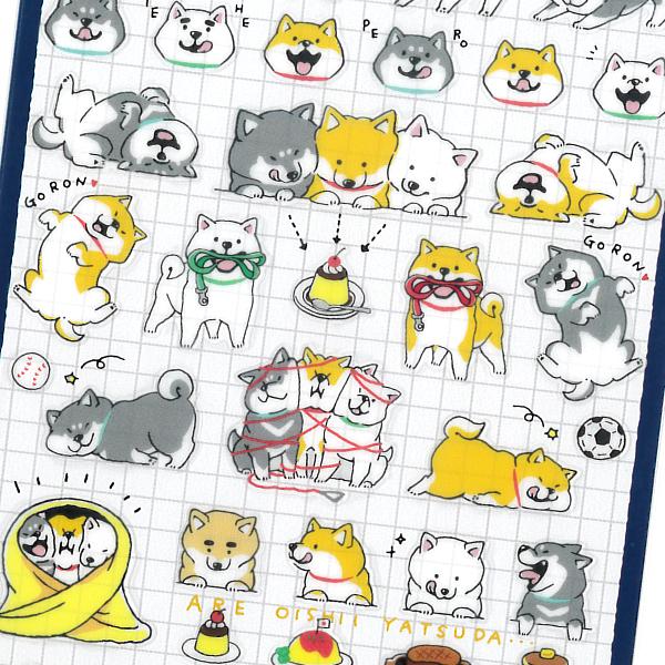 しばんばん シール たかなるくん 可愛い 柴犬 オオゴシヤステル マインドウェイブ ありしろ雑貨店yahoo 店 通販 Yahoo ショッピング