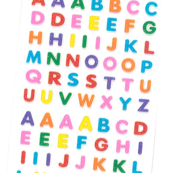 在庫限りで価格改定 Sticker Fun ラメ入りシール アルファベット ローマ字 可愛い デコ ステッカー 軟らかい 奥山商会 ありしろ雑貨店yahoo 店 通販 Yahoo ショッピング