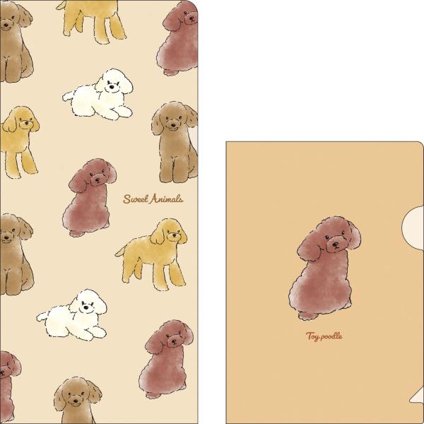 ミニクリアファイル スイートアニマルズ トイプードル 大小2枚 犬 チケットホルダー レシート 領収書 収納 パインブック ありしろ雑貨店yahoo 店 通販 Yahoo ショッピング