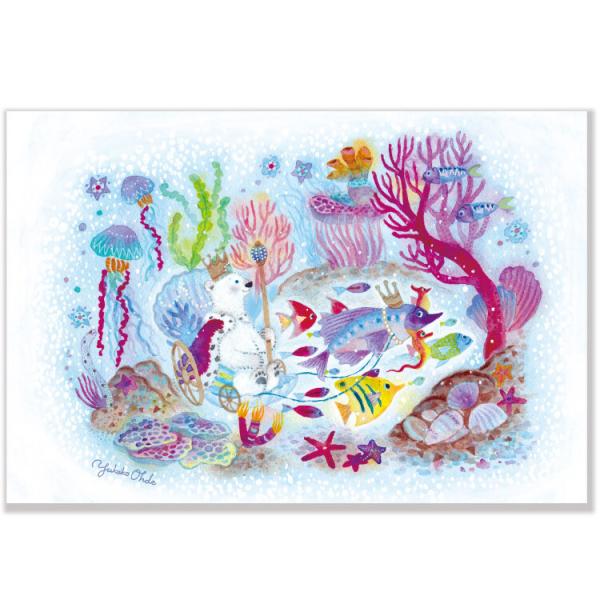 アクティブコーポレーション おおでゆかこ 夏柄 ポストカード PH-67s