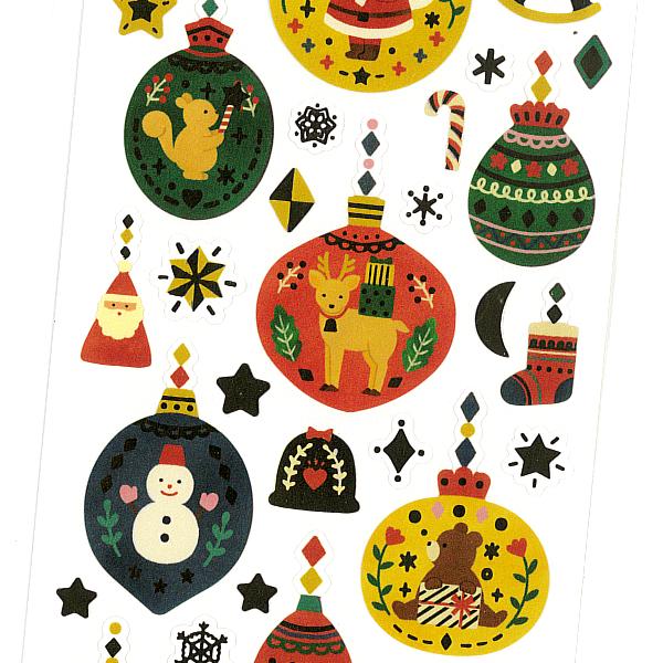 アクティブコーポレーション 箔押し クリスマスペーパーシール CMS-622