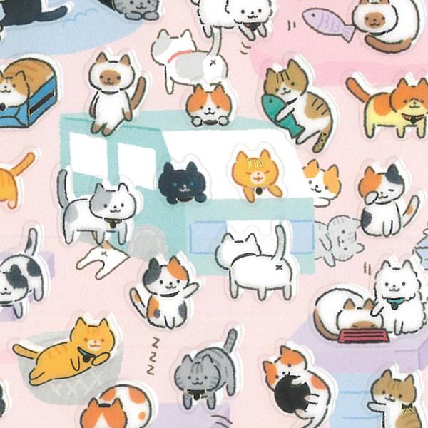 プチマークシール ネコ 可愛い 猫 金箔押し加工 スケジュール帳 日記 デコ Petit Mark Seal カミオジャパン ありしろ雑貨店yahoo 店 通販 Yahoo ショッピング