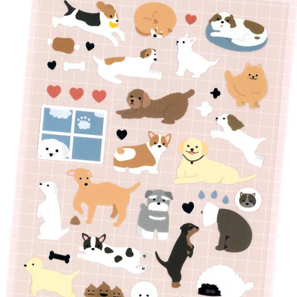 スワテリエ Arrr かわいいわんこ イラストシール Suaterie 犬 可愛い ステッカー 手帳 海外シール ありしろ雑貨店yahoo 店 通販 Yahoo ショッピング