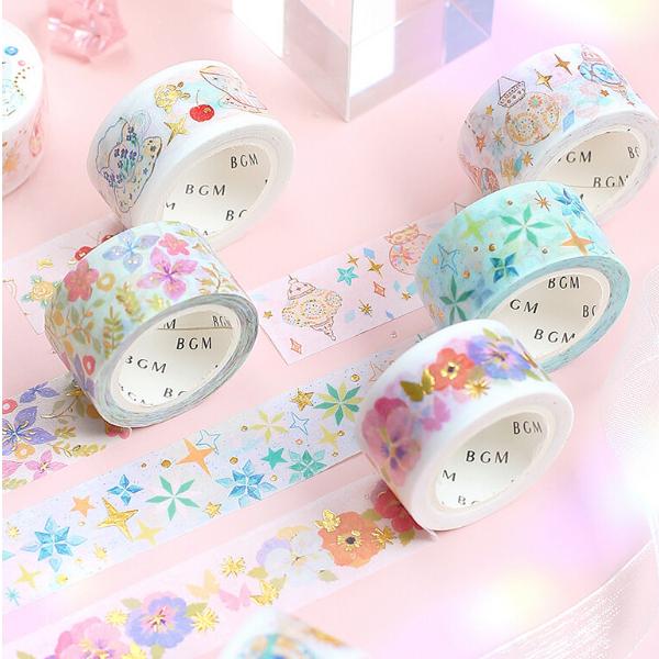 7柄セット Bgm 箔押し トゥインクル mm マスキングテープ 可愛い マステ 手帳 デコ 特価 Bgm Set5 ありしろ雑貨店yahoo 店 通販 Yahoo ショッピング