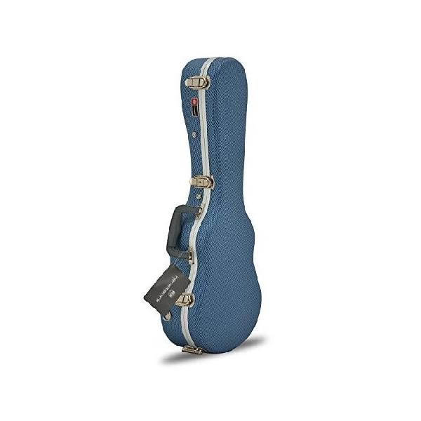Crossrock CRA800TUBL ABSテナーウクレレハードシェルケース ブルー