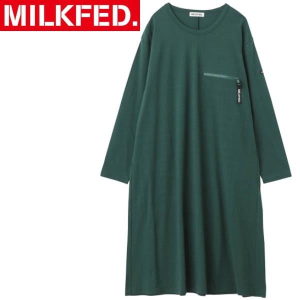 セール ミルクフェド Milkfed ワンピース ドレス A Line Dress W Pocket 03193919 エーライン ワンピ レディース 長袖