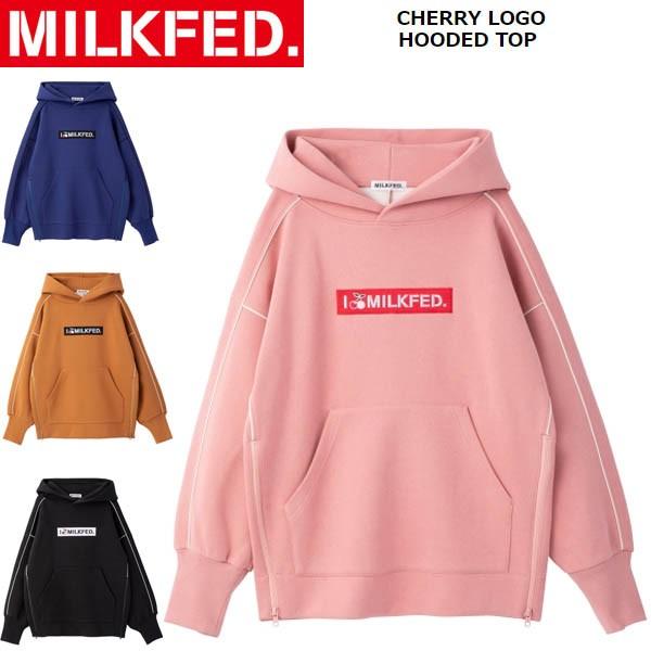 セール ミルクフェド Milkfed Cherry Logo Hooded Top パーカー チェリー ロゴ フーデッド トップ スウェット フード トップス プルオーバー Ariel Milkfed 通販 Yahoo ショッピング