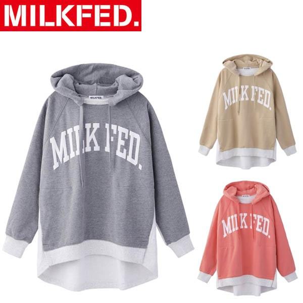 ミルクフェド Milkfed パーカー Bi Color Hoodie バイカラー フーディ スウェット トップス セール Sale Ariel Milkfed 通販 Yahoo ショッピング