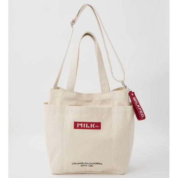 ミルクフェド Milkfed トート ショルダーバッグ Bar Under Logo Big Canvas Bag ロゴ ビッグ キャンバス バッグ ショルダーベルト付 Buyee Buyee Japanese Proxy Service Buy From Japan Bot Online
