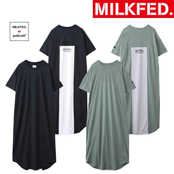 ワンピース ミルクフェド Milkfed ドレス Back Line Dress ワンピ Uvカット 紫外線カット 吸水速乾 機能素材 レディース Ariel Milkfed 通販 Yahoo ショッピング