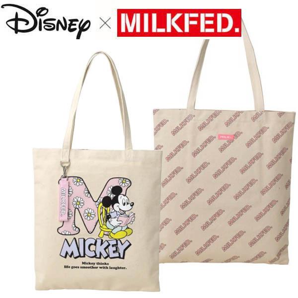 MILKFED. トートバッグ バッグ ミッキー ミッキーマウス ミルク MILKFED. トートバッグ バッグ ミッキー ミッキーマウス ミルク