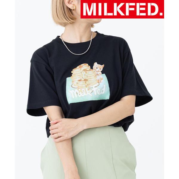 【開封済新品】MILK FED. 初音ミク 半袖 Tシャツ ミルクフェド 限定品 MILKFED.」×「雪ミク スカイタウン」オーバーサイズTシャツ | 雪ミク