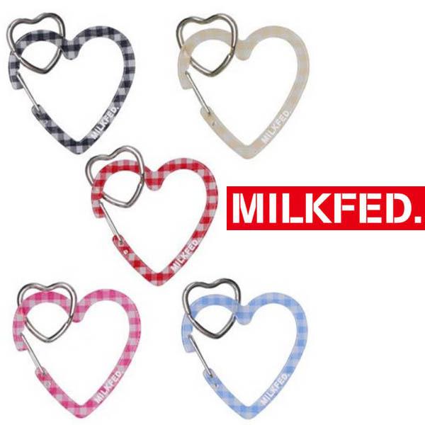 MILKFED.（ミルクフェド） カラビナ キーホルダー MILKFED ネオ ハート