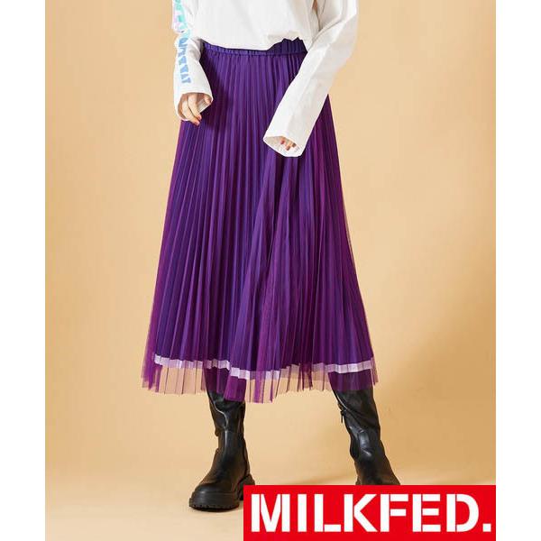MILKFED. チュールスカート スカート ミルクフェド PLEATED