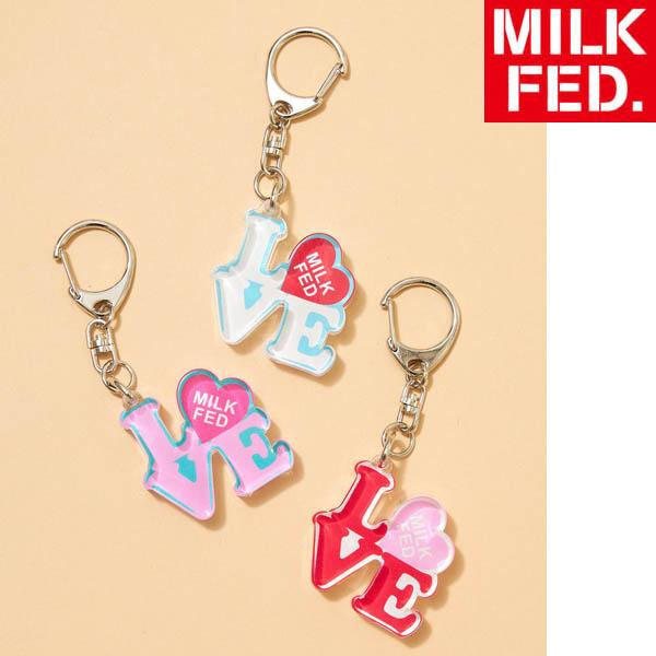 MILKFED.（ミルクフェド） キーホルダー キーリング MILKFED LOVE