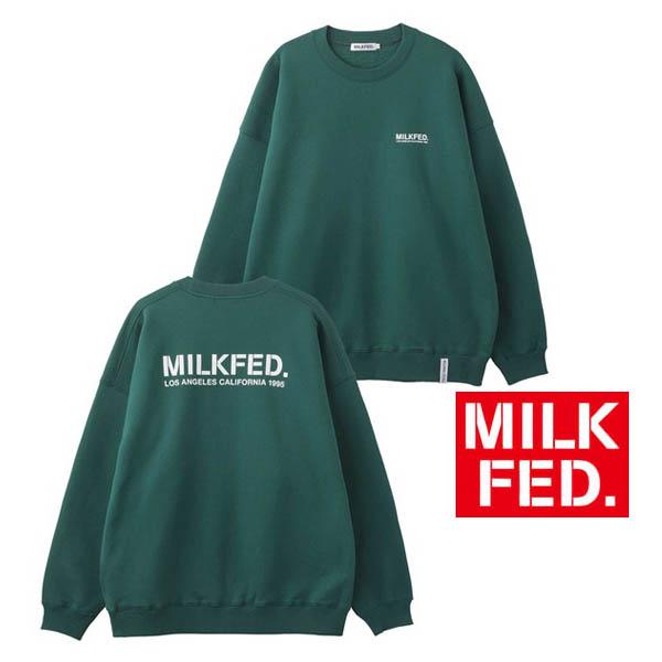 スウェット ミルクフェド MILKFED STENCIL SWEAT TOP レディース