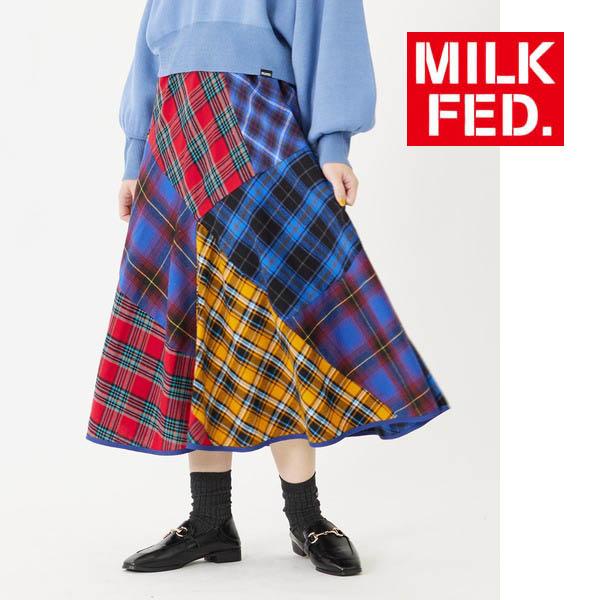 MILKFED. スカート ミルクフェド MILKFED PLAID PATCHWORK SKIRT MILKFED. スカート ミルクフェド MILKFED PLAID PATCHWORK SKIRT