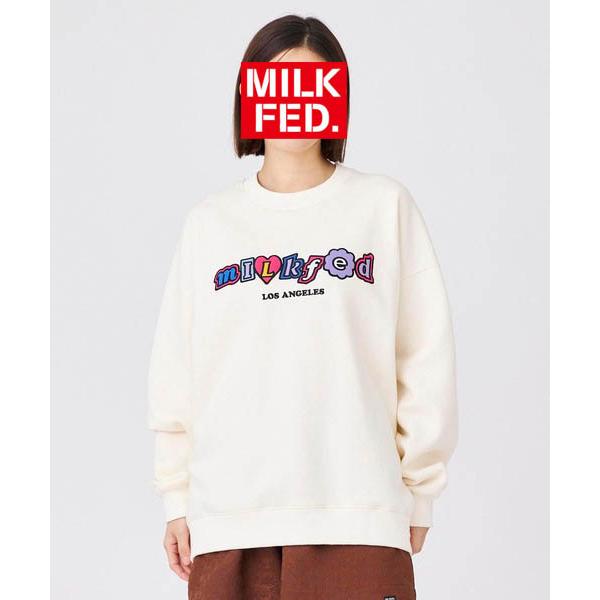 MILKFED.（ミルクフェド） スウェット MILKFED PATCH SWEATSHIRT