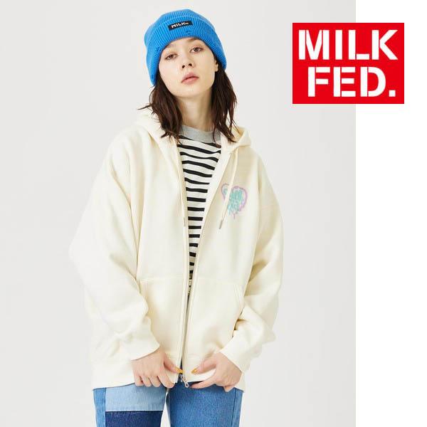 MILK ミルク 黒 カーディガン スウェット生地 ハートボタン