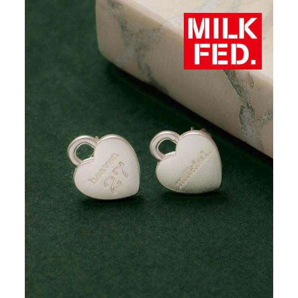 新品未使用 rippmonster ピアス milk MILKFED.（ミルクフェド） ピアス アクセサリー MILKFED HEART PADLOCK