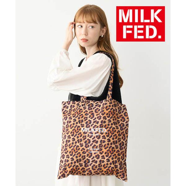 MILKFED.（ミルクフェド） トートバッグ バッグ MILKFED LEOPARD FLAT