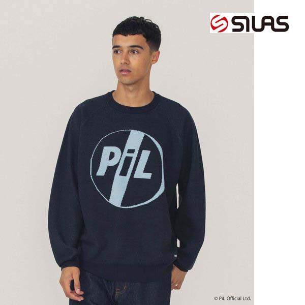 SILAS セーター ニット サイラス x PIL LOGO SWEATER メンズ