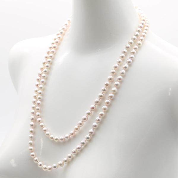 真珠 パール ロング ネックレス あこや真珠 ロングネックレス 7 5mm 8mm 1cm ホワイトピンクカラー シルバー バロックパール アコヤ本 真珠 カジュアル Buyee Buyee Japanese Proxy Service Buy From Japan Bot Online