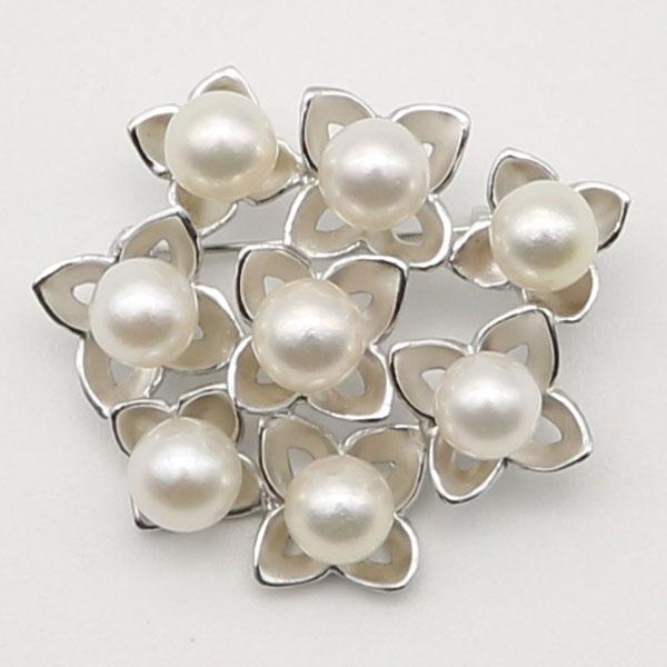 ピアス　シルバー925 アコヤ真珠　ベビーパールピアス　6pcs（ホワイト） ピアス シルバー925 アコヤ真珠 ベビーパールピアス 6pcs