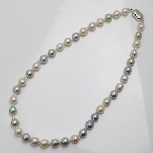 【大珠】本真珠　パール　アコヤ　ネックレス　約9.0-9.5mm 楽天市場】【☆P5倍☆】大珠9.5mm ナチュラルカラー あこや本