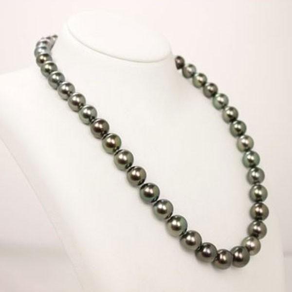 真珠 パール ネックレス 黒蝶真珠 8mm 11mm パールネックレス ピーコックカラー 鑑別書付き 真珠科学研究所 ブラックカラー 黒真珠 冠婚葬祭 156 156 真珠パール専門店 アリエルパール 通販 Yahoo ショッピング