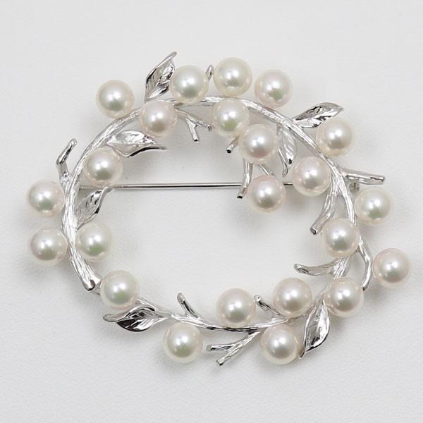 真珠 パール ブローチ あこや真珠 パールブローチ デザイン 6 5mm 7mm 23pcs ホワイトピンクカラー 冠婚葬祭 卒業式 入学式 9650ys 9650ys 真珠パール専門店 アリエルパール 通販 Yahoo ショッピング