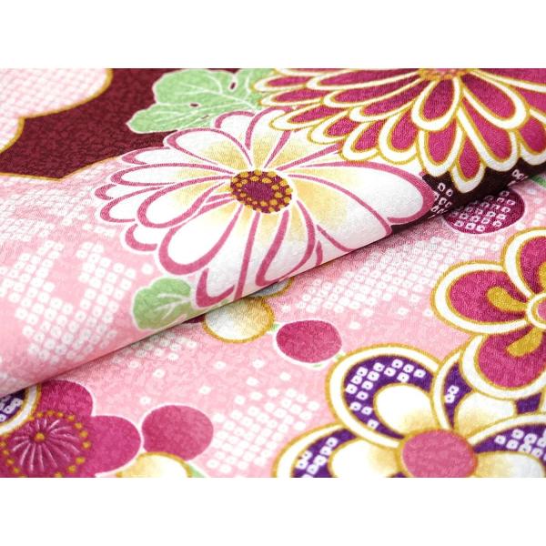 最も信頼できる 七五三 7歳 着物 フルセット 女の子 古典柄の四つ身 結び帯セット 合繊 エンジ 古典柄 Oym590r105hh お得な特別割引価格即出荷