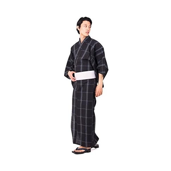浴衣 メンズ セット 5点セット 着付けガイドブック付き 男着物専門店