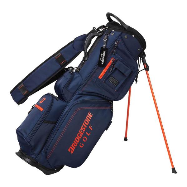 【美品】！BRIDGESTONE ブリヂストンメンズ 軽量 キャディバッグ arigaen_004-25-cb2525-na